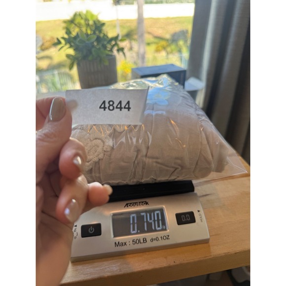 Lucky Brand Romantic Boho Cottagecore Embroidered Dress Size L Prairie Ruffle - Picture 12 of 12